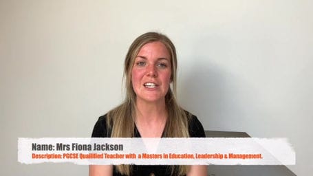 Teaching and learning specialist Mrs Fiona Jackson video thumbnail
